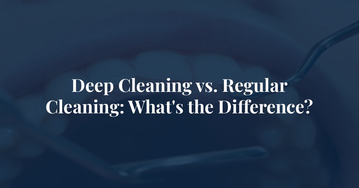 Deep Cleaning vs. Regular Cleaning: What's the Difference? at Westshore Periodontics & Dental Implants